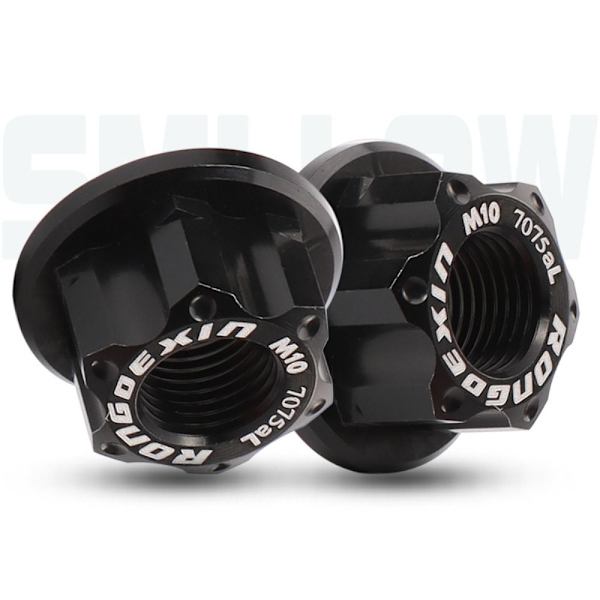 Kukkarumpumutteri M10 mutteri MUSTA 2 KPL 2 KPL Black 2Pcs-2Pcs