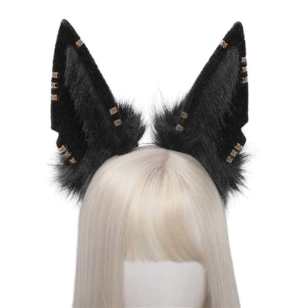 Wolf Ears Hodeplagg Lolita Pannebånd HVIT 1 1 white 1-1