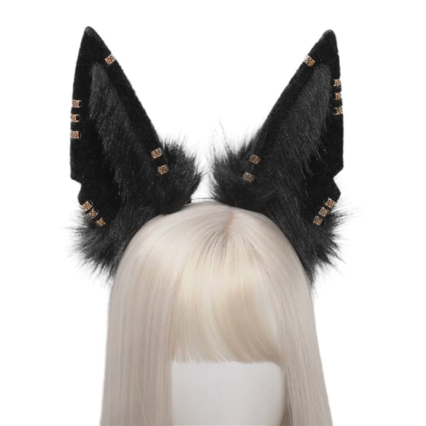 Wolf Ears päähine Lolita pääpanta MUSTA 1 1 black 1-1