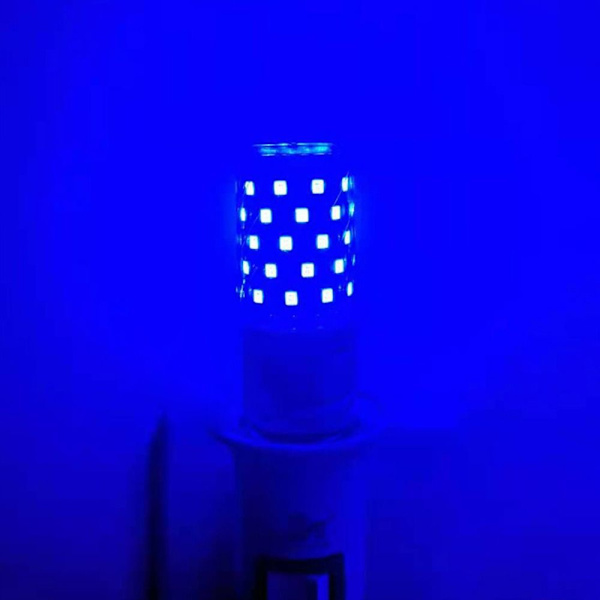 LED Corn värikkäät lamput Corn Lamppu SININEN E14 12W E14 12W Blue E14  12W-E14  12W