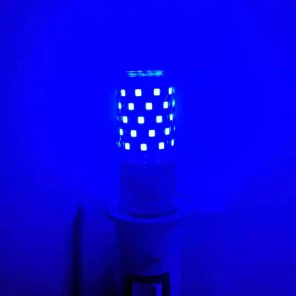 LED Majs farverige Lyspærer Majslampe BLÅ E14 12W E14 12W Blue E14  12W-E14  12W