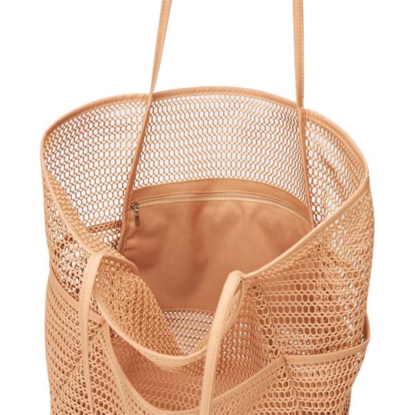 Mesh Beach Tote Bag Skulder Håndtasker SORT black
