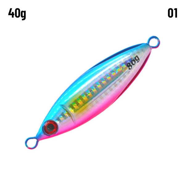 Metallinen kalastusuistin jigisyötti 40G01 01 40g01