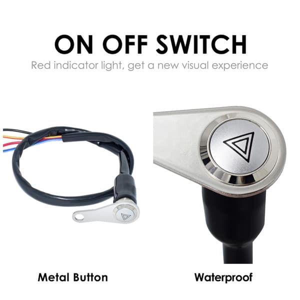 Motorcykelstyrskontakt Moto Light Controller Light
