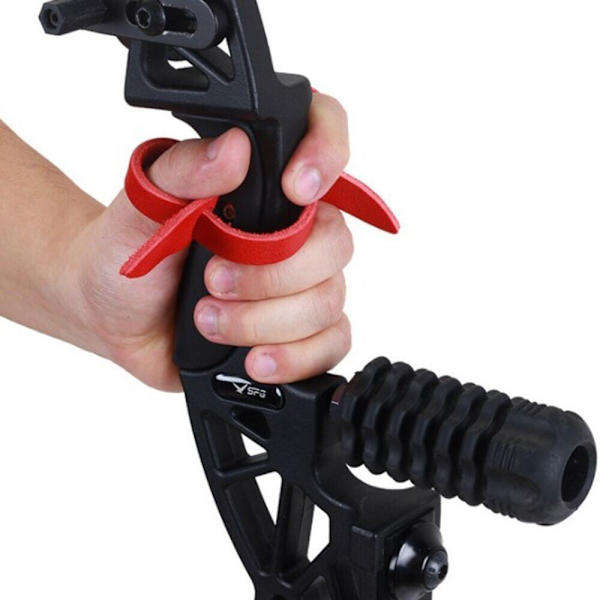 Bågskytte Finger Sling Finger Sling SVART Black