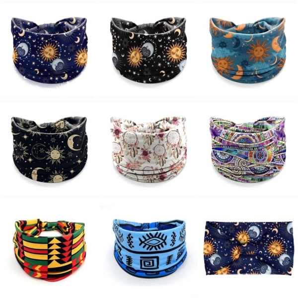 Breda pannband Turban 2 2 2