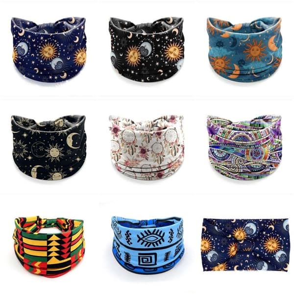 Leveät otsanauhat Turban 2 2 2