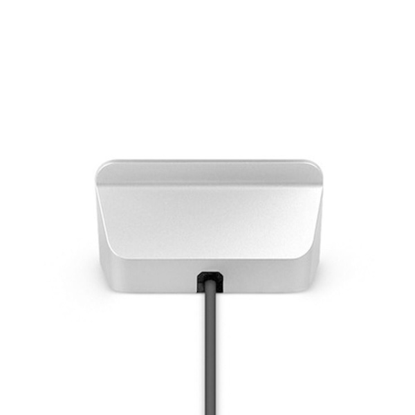 Lader Dock Dock Stand Holder SØLV TIL IPHONE TIL IPHONE silver For iPhone-For iPhone