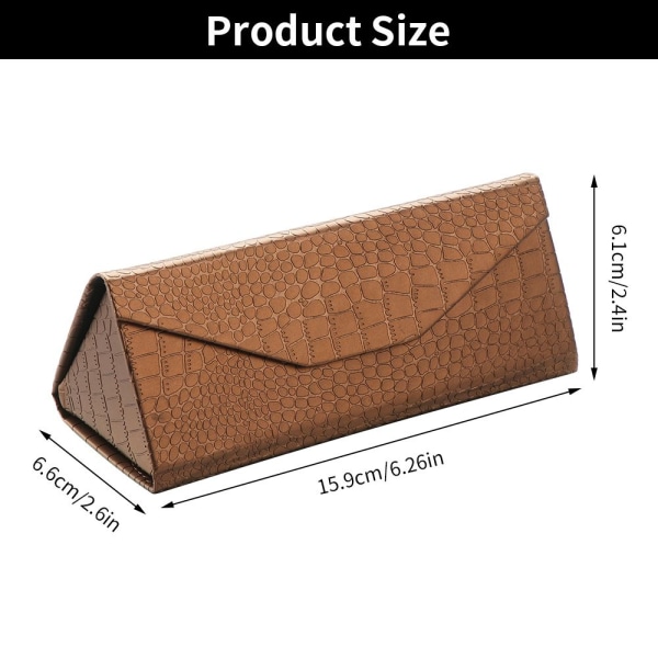 Lasien kotelo Eyewear Case RUSKEA brown