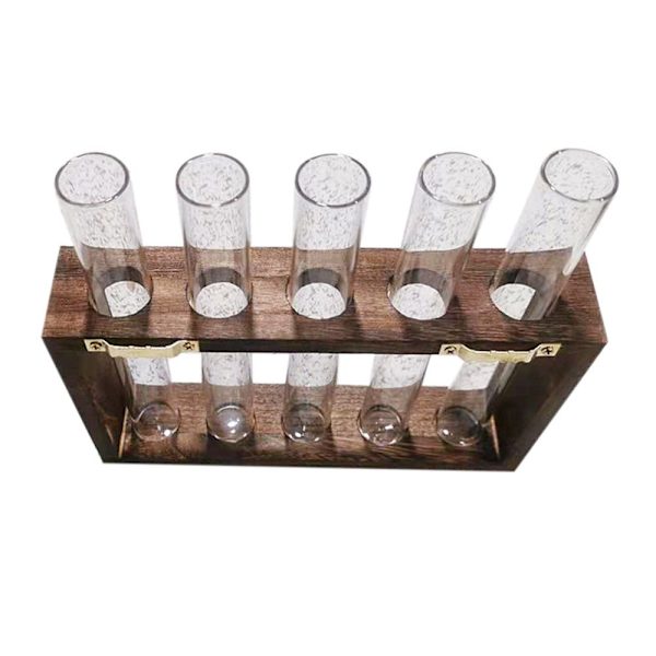 Hydroponinen kukkamaljakko koeputkimaljakko dark brown 2