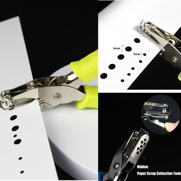 Single Hole Puncher Hole Punch BLÅ blue