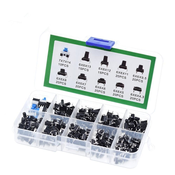180st Push Button Switch Knapp Omkopplare Taktil
