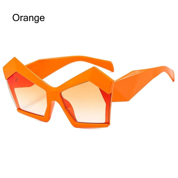 Dame Cat Eye Butterfly solbriller Catwalk solbriller ORANGE Orange