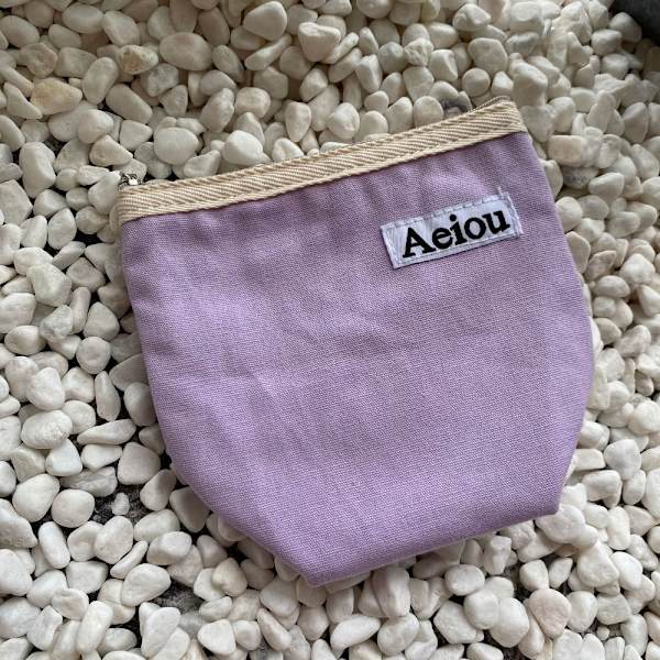 Makeup Taske Rejse Opbevaring Taske LILLA SOLID LILLA SOLID Purple Solid