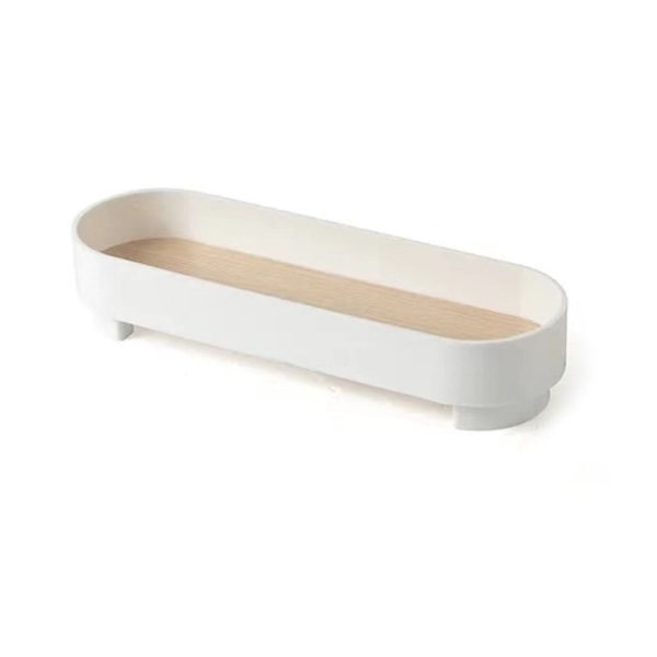 1 st Nattduksbricka Förvaringsbricka Organizer White 1 Pcs-1 Pcs