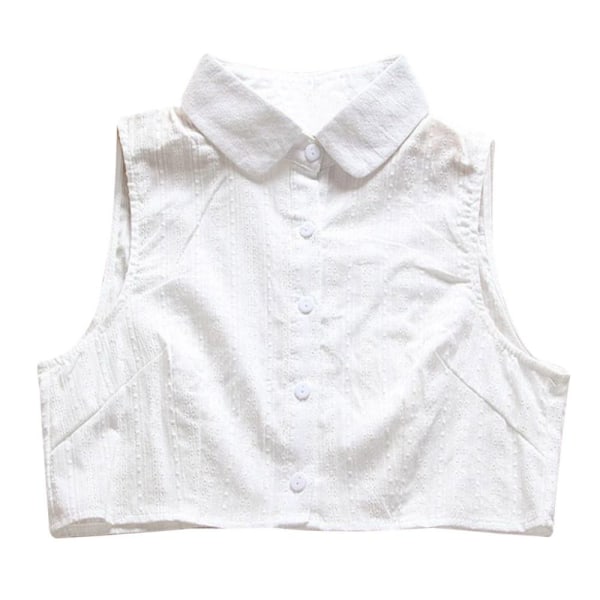 Skjorte Fake Collar Tøj Tilbehør WHITE XL White XL