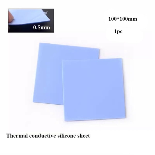 Silikon Thermal Pad Thermal Pad Sheet 100X100MM 0,5MM 100x100mm 0.5mm