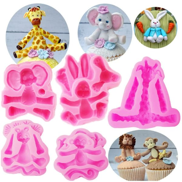 Kakepyntform Fondantform ELEPHANT ELEPHANT Elephant