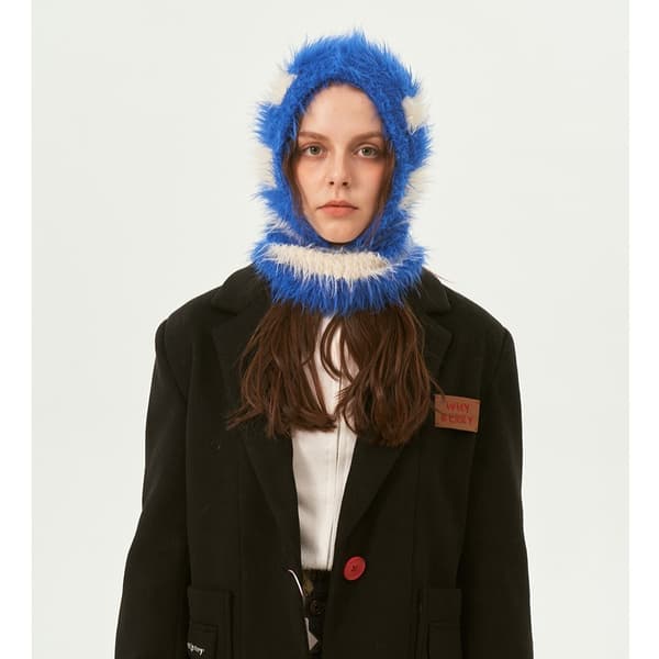 Neulottu hattu Balaclava Hat RUSKEA Brown
