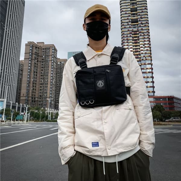 Brysttasker Vest Tasker SORT black