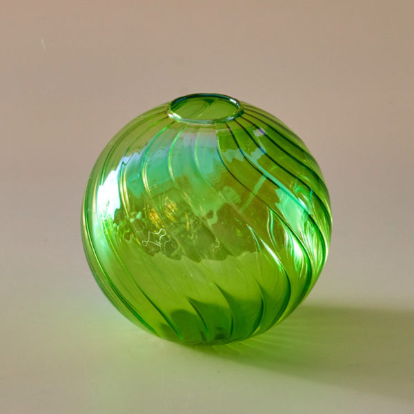 Innvendig glassvase Iriserende ballvaser GRØNN L L green L-L