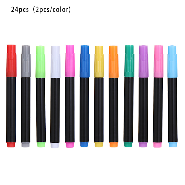 Vittavtavlapennor Utbytbara Markörer 12 st 12 st 12pcs