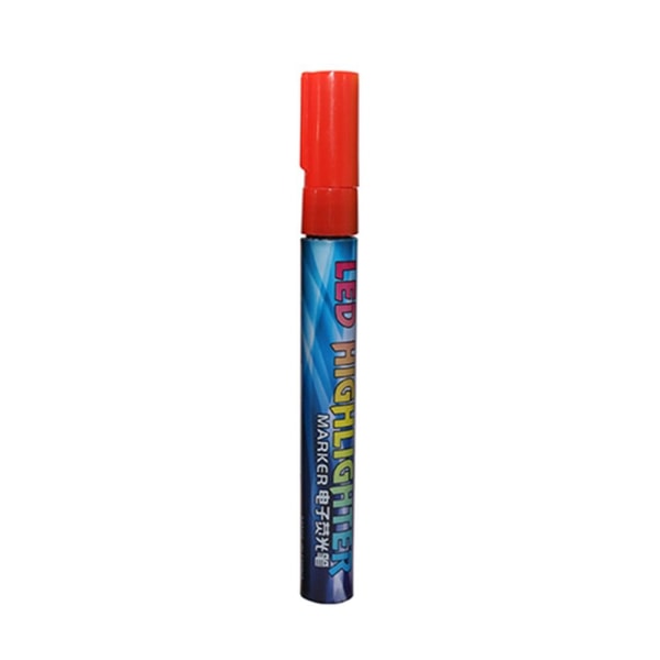 5 kpl Queen Bee Marker Pen LED korostuskynä PUNAINEN PUNAINEN Red
