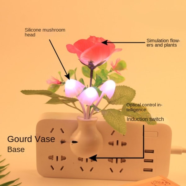 LED Lampe Rose Lampe EU PLUGGRASS GRESS EU PlugGrass