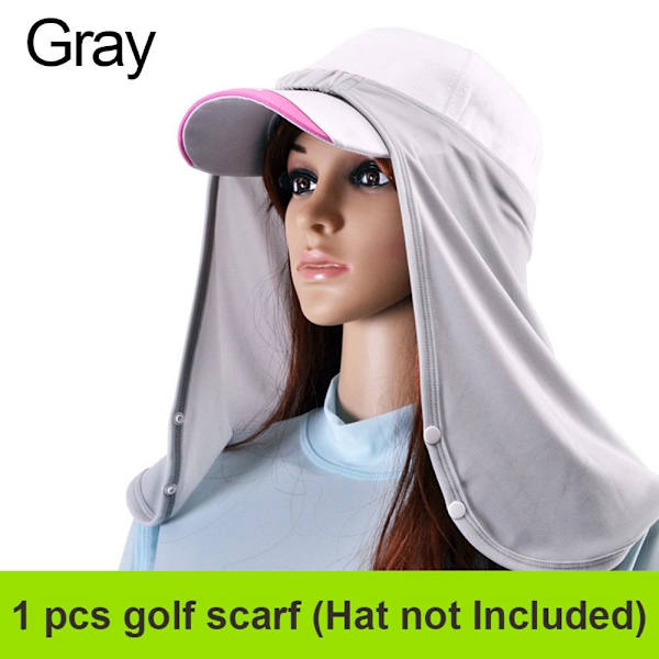 Golf Ice Tørklæde Solskærm Tørklæde GRÅ Gray