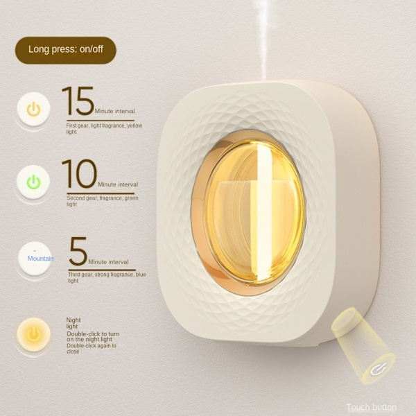 Deodoriserande Aroma Diffuser Doftmaskin VIT White
