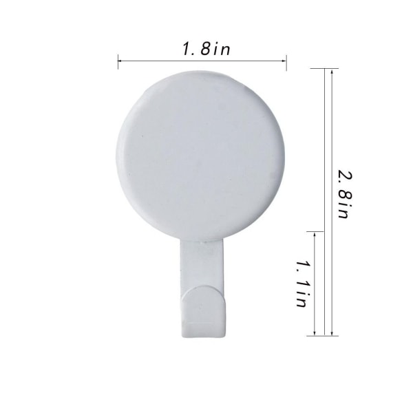 2 Stk Magnetisk Kranshenger Magnetkroker SVART Black