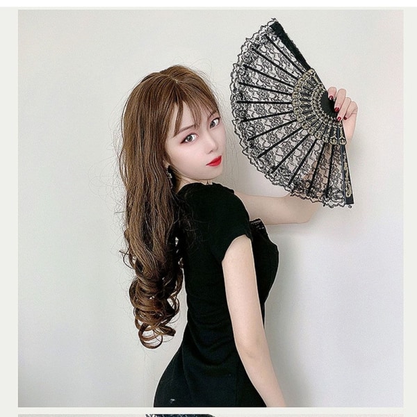 Folding Fan Dans Fan ROSE RED Rose Red