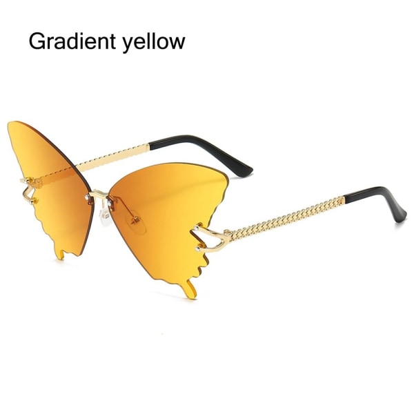 Butterfly Solglasögon Gradient Solglasögon GRADIENT GUL Gradient yellow
