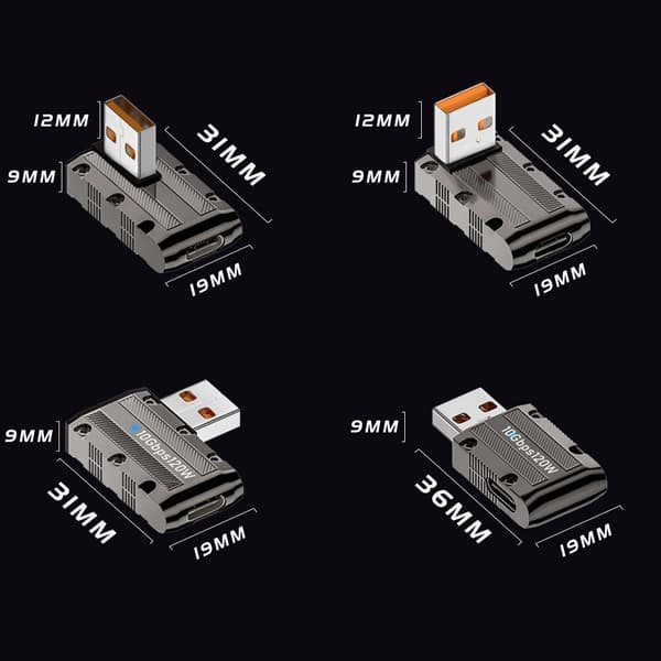 Type-C 3.1 til USB Adapter USB-C Converter 3 3 3