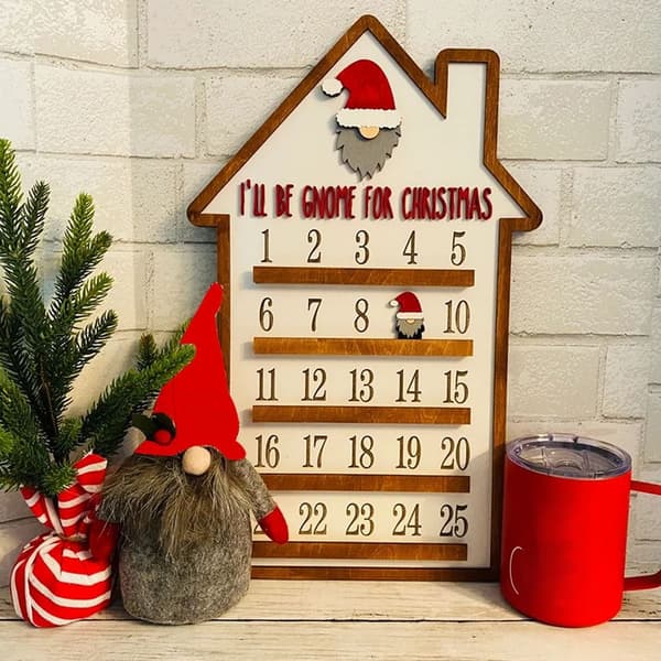 Juleadvent Nedtællingskalender Julekalendere Træ
