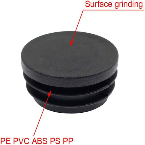 10 st Runda Plastplugg Cap Rör Rör Cap 10PCS