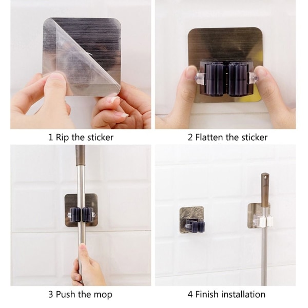 Kosteholder Moppebeslag 3 OG 4 SORT 3 OG 4 SORT 3 and 4 Black