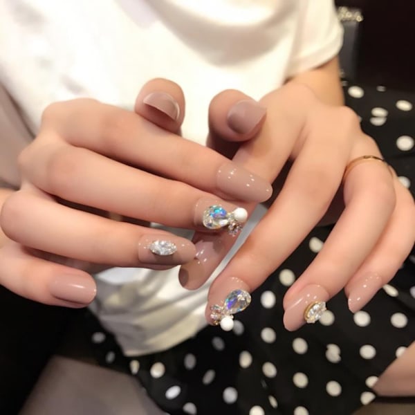 Mandel Fake Nails False Nail A19 A19 A19