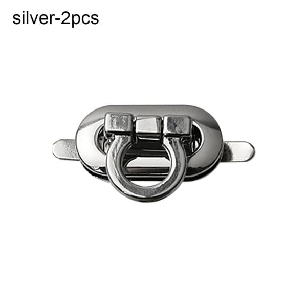 Turn Lock Twist Locks SILVER 2STK 2STK silver 2pcs-2pcs