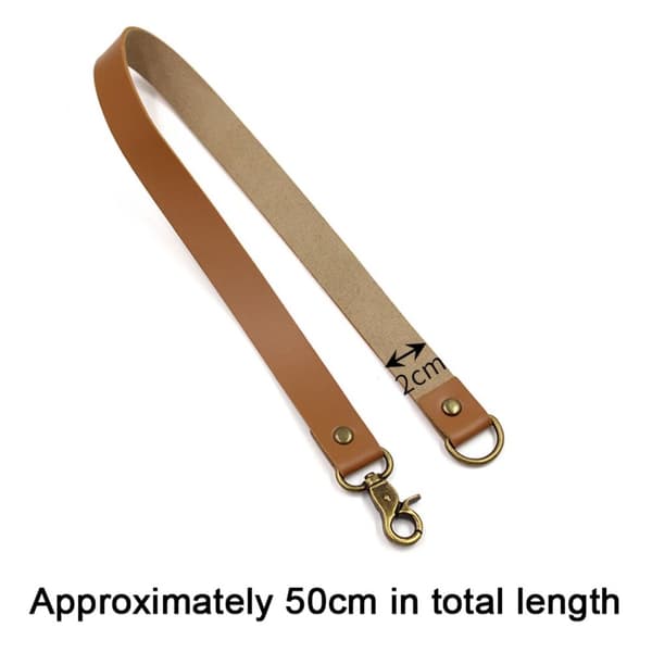 Gardinhållare Rep Läder Tiebacks MÖRKBRUN dark brown