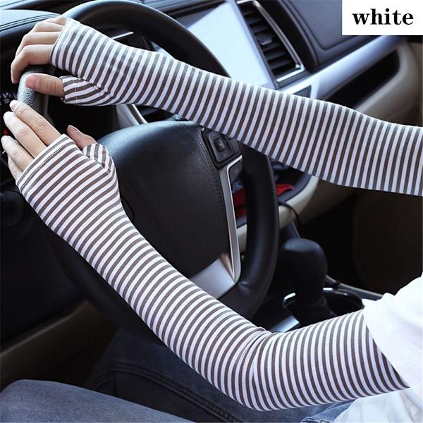 Pitkät käsineet Pitkähihainen VALKOINEN white