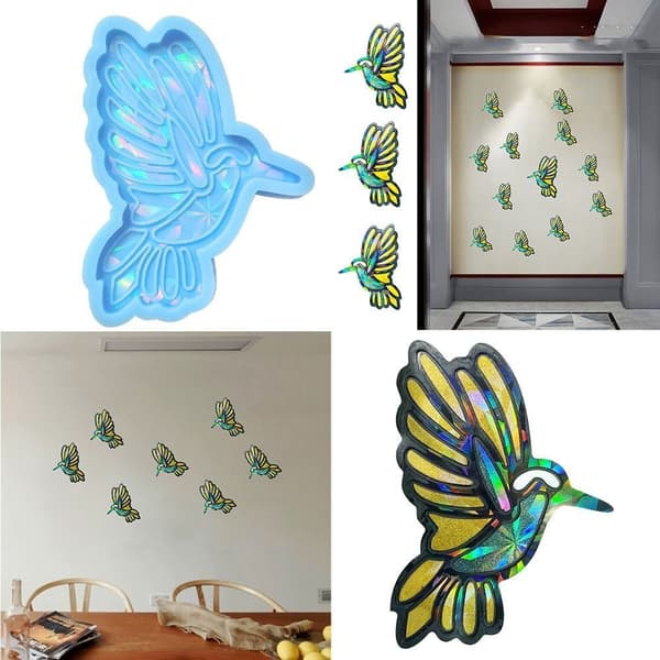 Hummingbird Form Molds SVART black