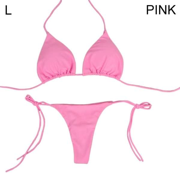 Bikinisæt badedragt PINK L pink L