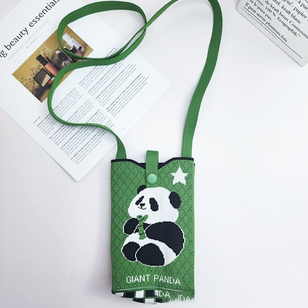 Panda Stickade Väskor Casual Axelväskor ÖPPENHET ÖPPENHET Openness