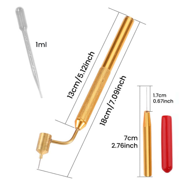 Fluid Writer Paint Applicator Pen Sned Fine Line Paint Penna 0.5mm