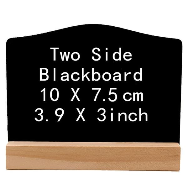 Mini Blackboard-meldingsskilt B B B