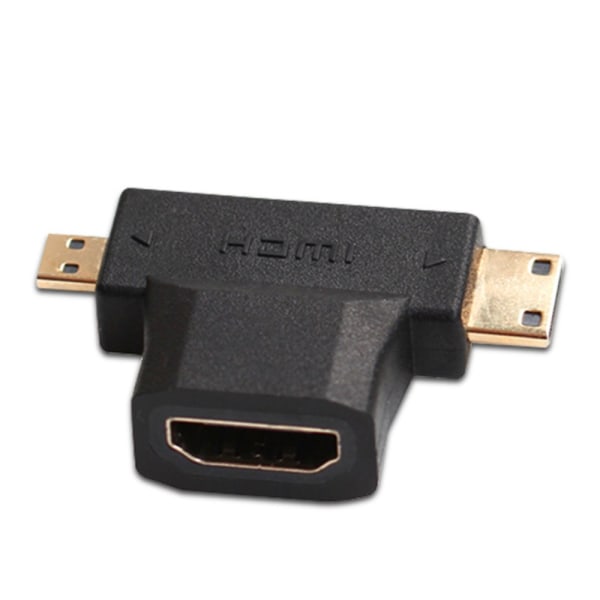 2 stk HDMI Adapter 2 i 1 Adapter Data Adapter