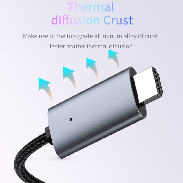 Micro USB Type-C till HDMI-kabel MHL-omvandlare