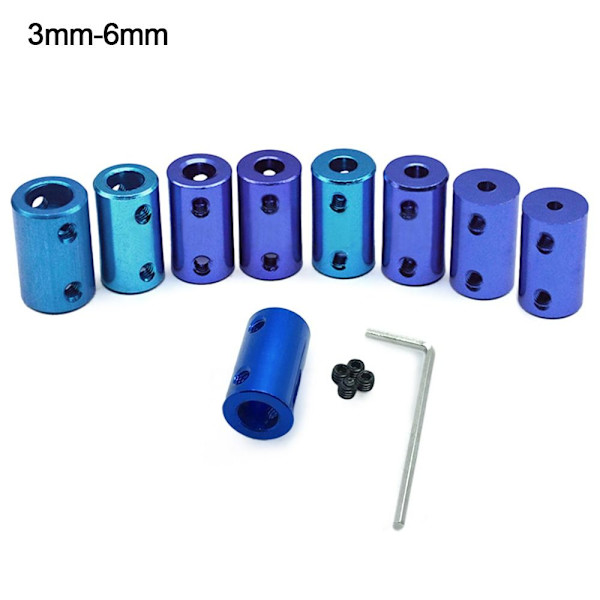 2 stk stiv akselkobling 3D-printere Dele 5MM-5MM 5MM-5MM