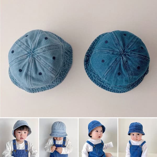 Bucket Hat Sun Cap LJUSBLÅ M Light blue M
